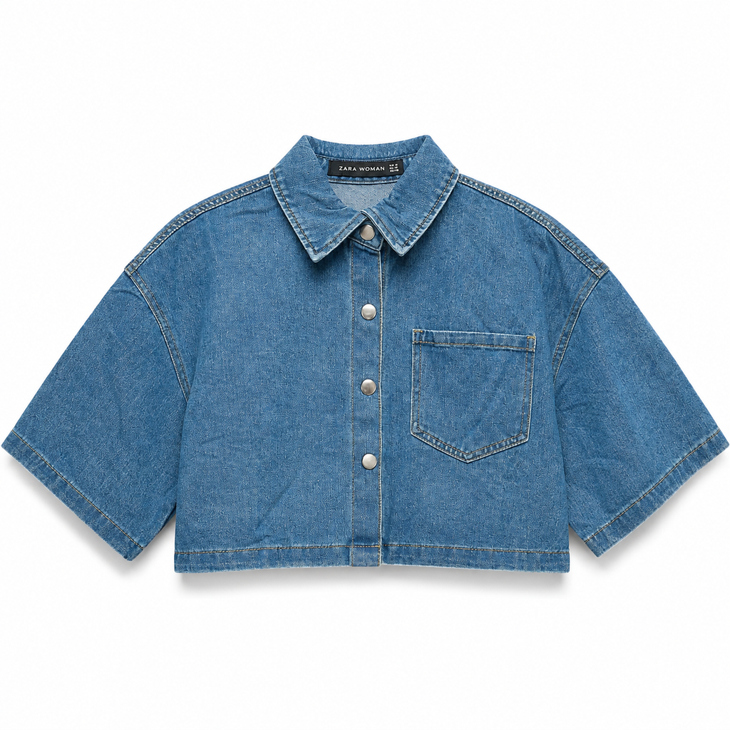 Blusa Denim Urbano