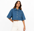 Blusa Denim Urbano