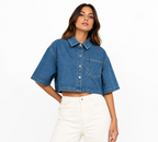 Blusa Denim Urbano