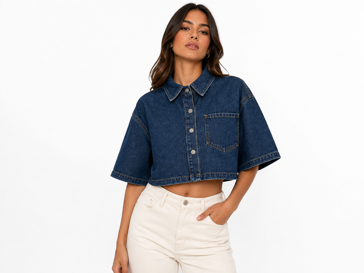 Blusa Denim Urbano