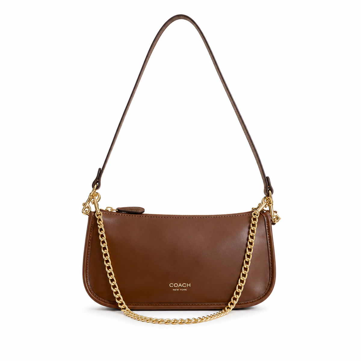 Bolsa Coach camel cadena