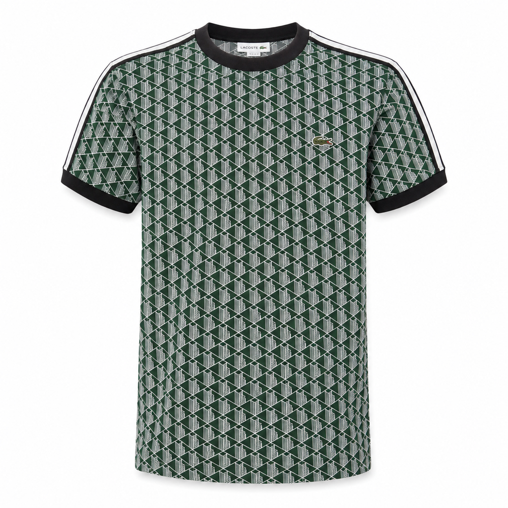 PLAYERA LACOSTE MONOGRAM VERDE