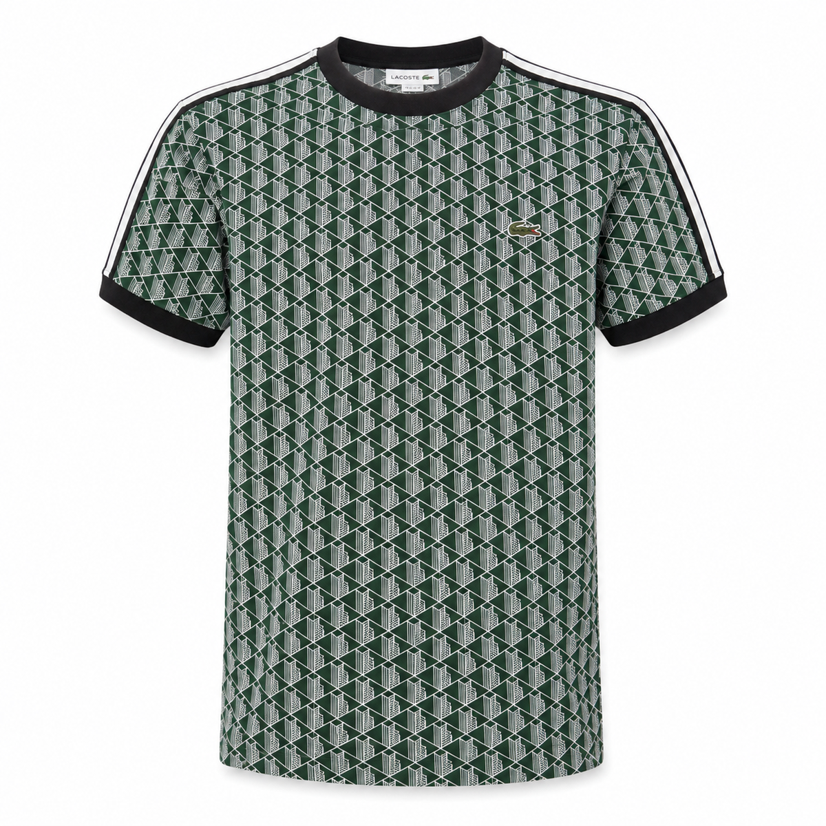 PLAYERA LACOSTE MONOGRAM VERDE