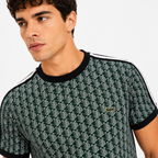 PLAYERA LACOSTE MONOGRAM VERDE