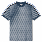 PLAYERA LACOSTE MONOGRAM AZUL
