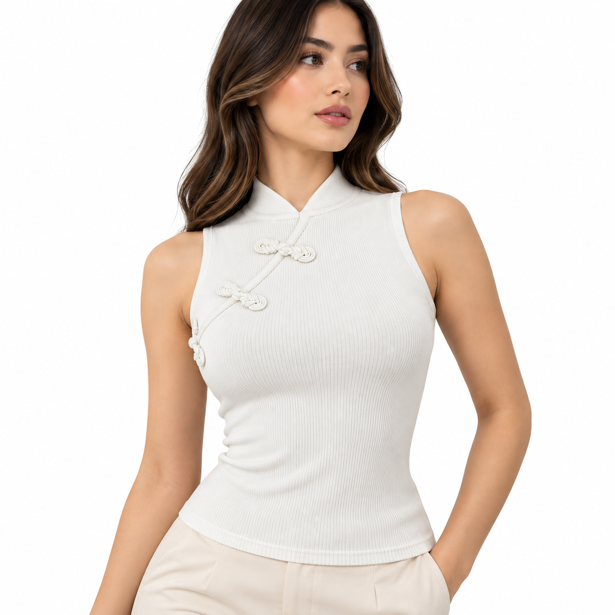 Blusa Tejida Estilo Oriental