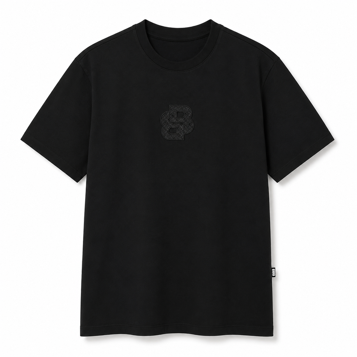 PLAYERA BOSS MONOGRAM BLACK
